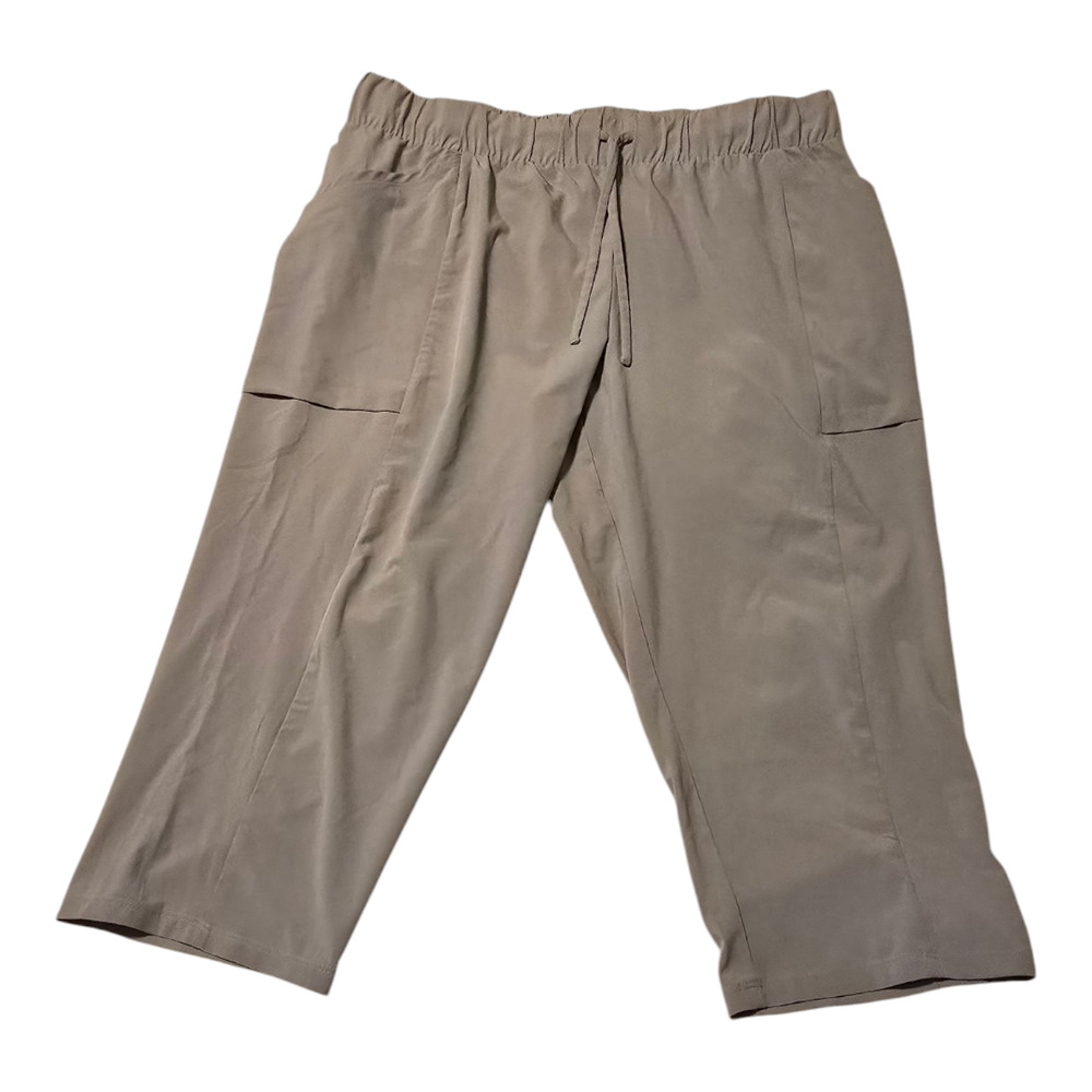 Women's All in Motion Cropped Pull On Pants Gray L